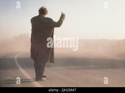 RUTGER HAUER, L'HITCHER, 1986 Banque D'Images