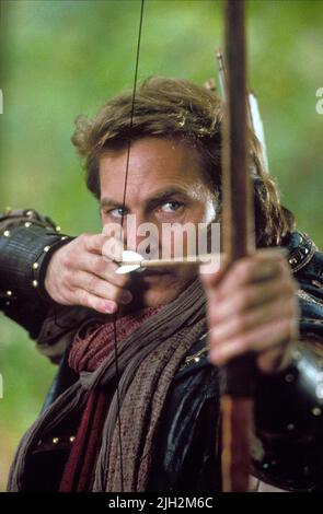 KEVIN COSTNER, Robin des bois, prince des voleurs, 1991 Banque D'Images