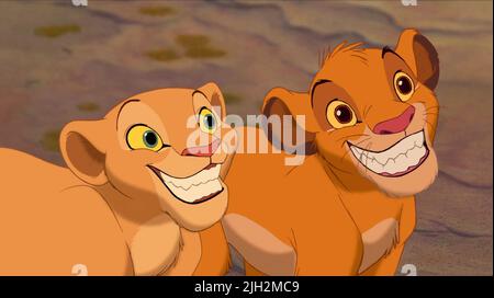 NALA, SIMBA, LE ROI LION, 1994 Banque D'Images