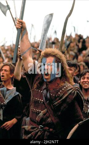 BRAVEHEART, de Mel Gibson, 1995 Banque D'Images