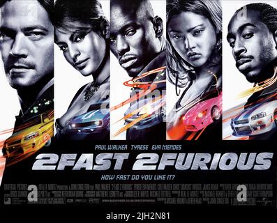 WALKER,GIBSON,MENDES,PONTS,AOKI, 2 FAST 2 FURIOUS, 2003 Banque D'Images