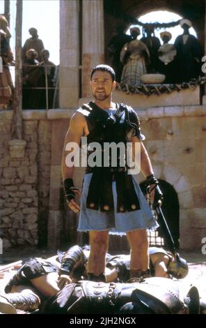 RUSSELL CROWE, gladiator, 2000 Banque D'Images