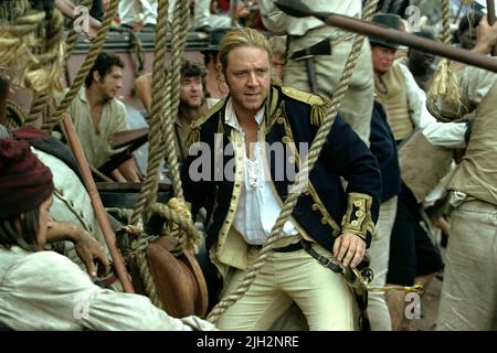 RUSSELL CROWE, Master and Commander : THE FAR SIDE OF THE WORLD, 2003 Banque D'Images