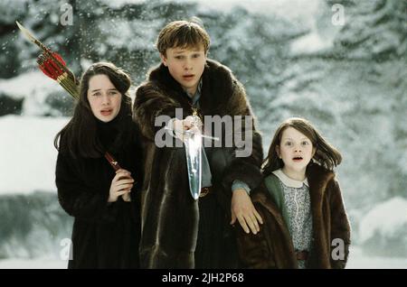 POPPLEWELL,MOSELEY,HENLEY, LES CHRONIQUES DE NARNIA : LE LION LA SORCIÈRE BLANCHE ET L'armoire, 2005 Banque D'Images