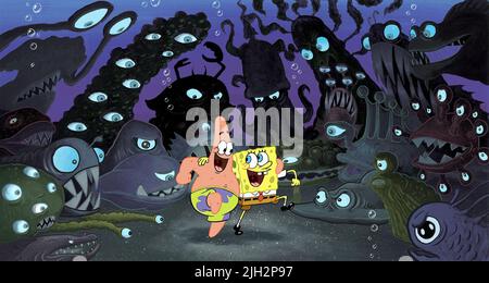 PATRICK, SPONGEBOB, LE FILM SPONGEBOB SQUAREPANTS, 2004 Banque D'Images