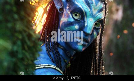 ZOE SALDANA, avatar, 2009 Banque D'Images