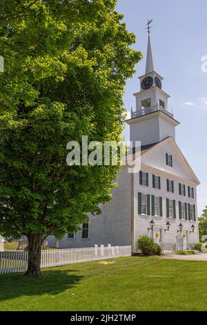 L'église congrégationale sur la commune de Rindge, New Hampshire Banque D'Images