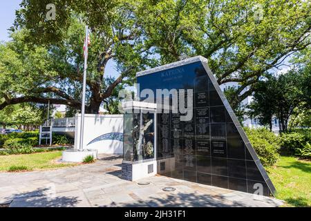 Biloxi, MS - 18 juin 2022 : Mémorial de l'ouragan Katrina Banque D'Images