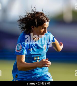 Manchester, Royaume-Uni. 14th juillet 2022. 14th juillet 2022, Manchester City Academy, Manchester, Angleterre: Football international européen féminin, Italie contre Islande: Daniela Sabatino of Italy crédit: Action plus Sports Images/Alay Live News Banque D'Images