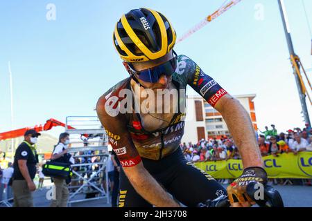 France. 14th juillet 2022. Dutch Steven Kruijswijk de Jumbo-Visma photographié après la douzième étape de la course cycliste Tour de France, une course 166km de Briançon à Alpe d'Huez, France, le jeudi 14 juillet 2022. Le Tour de France de cette année a lieu du 01 au 24 juillet 2022. BELGA PHOTO DAVID PINTENS - UK OUT Credit: Belga News Agency/Alay Live News Banque D'Images