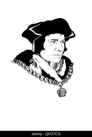 Illustration de Thomas Cromwell Banque D'Images