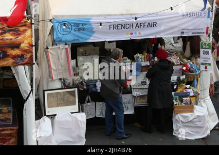 Sydney, Australie. 14th juillet 2022. Le retour français à la piste de la Maison des douanes pour célébrer le festival de la Bastille 8th. Le festival Bastille de Sydney est une célébration culturelle française gratuite de la gastronomie, du vin et de l’art, qui se tient chaque année dans la cour de la douane de Sydney, du jeudi 14 juillet 2022 au dimanche 17 juillet 2022. Credit: Richard Milnes/Alamy Live News Banque D'Images