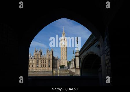 Une vue générale des chambres du Parlement de Londres. Date de la photo: Vendredi 15 juillet 2022. Banque D'Images