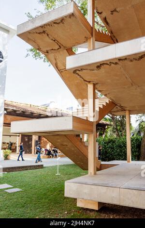 Appartement Le corbusier situé dans modèle biennale. Venise, Vénétie. Italie Banque D'Images