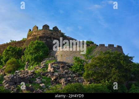 Fort de Charkhari, Mahoba, Uttar Pradesh, Inde. Banque D'Images