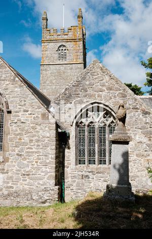 Église paroissiale de Saint-Sithney, Cornwall Banque D'Images