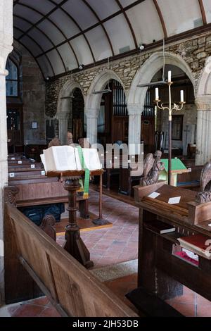 Église paroissiale de Saint-Sithney, Cornwall Banque D'Images