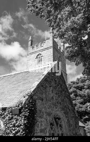 Église paroissiale de Saint-Sithney, Cornwall Banque D'Images