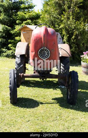 Tracteur diesel Porsche Allgaier Banque D'Images