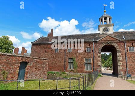 Dunham Massey, NT hall et jardins, Dunham Town, Bowden, Altrincham, Cheshire, ANGLETERRE, ROYAUME-UNI, WA14 4SJ Banque D'Images