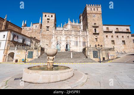 Monastère de Guadalupe. Caceres, Espagne. Photo de haute qualité Banque D'Images