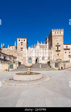 Monastère de Guadalupe. Caceres, Espagne. Photo de haute qualité Banque D'Images