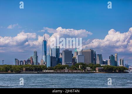 New York, États-Unis. 15th juillet 2022. Paysage pendant l'ePrix de New York 2022, 8th rencontre du Championnat du monde de Formule E de la FIA ABB 2021-22, sur le circuit de Brooklyn Street de 14 juillet à 17, à New York, Etats-Unis d'Amérique - photo: Bastien Roux/DPPI/LiveMedia crédit: Agence de photo indépendante/Alamy Live News Banque D'Images