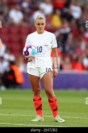 Southampton, Royaume-Uni, 15th juillet 2022. Georgia Stanway, d'Angleterre, lors du match de l'UEFA Women's European Championship 2022 au stade St Mary's, à Southampton. Le crédit photo devrait se lire: David Klein / Sportimage crédit: Sportimage / Alay Live News Banque D'Images