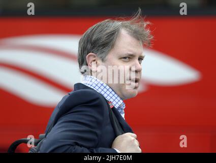 Edward Argar, député (con: Charnwood), place du Parlement, 15th juillet 2022 Banque D'Images