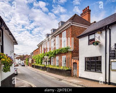 4 juin 2019 : Henley-on-Thames, Oxfordshire - magnifiques bâtiments classiques à Thameside, Henley-on-Thames. Banque D'Images