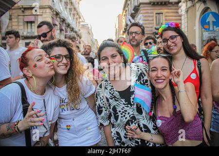 Catane Pride 2 Luglio 2022 Banque D'Images