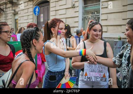 Catane Pride 2 Luglio 2022 Banque D'Images