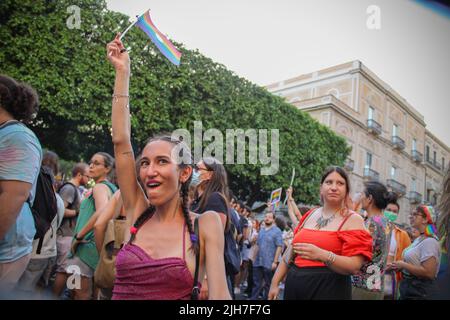 Catane Pride 2 Luglio 2022 Banque D'Images