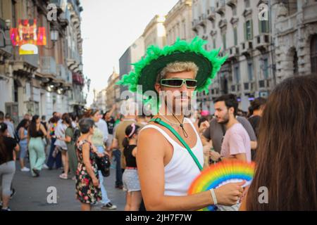 Catane Pride 2 Luglio 2022 Banque D'Images