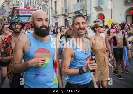 Catane Pride 2 Luglio 2022 Banque D'Images