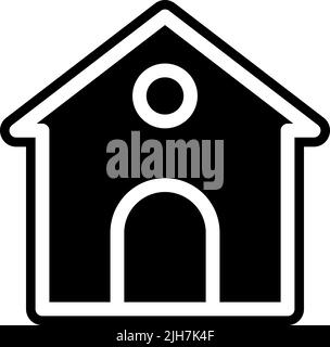 Icône de maison sans-abri Illustration de Vecteur