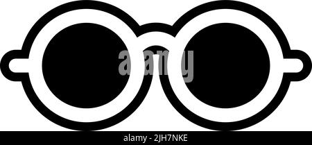 Icône lunettes scientifiques Illustration de Vecteur