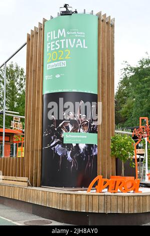 Vienne, Autriche. Festival du film 2022 à Vienne à Rathausplatz Banque D'Images