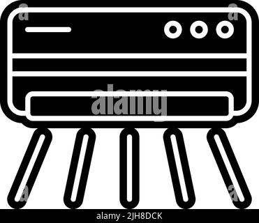 Icône Smart City Climatisation Illustration de Vecteur
