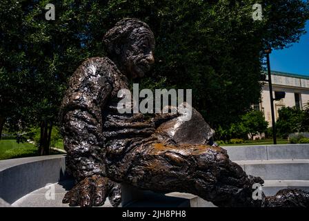 Une belle photo du Mémorial Albert Einstein à Washington DC Banque D'Images