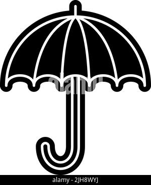 Parapluie d'automne . Illustration de Vecteur