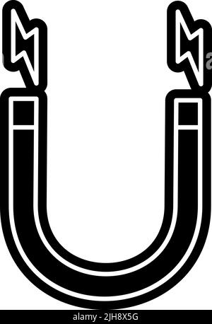 Aimant d'élément de base . Illustration de Vecteur