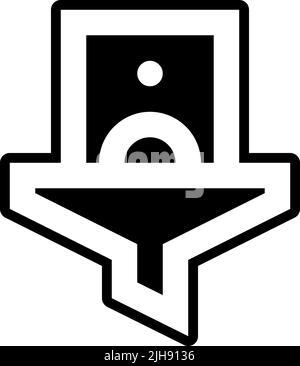 Filtre Finances . Illustration de Vecteur