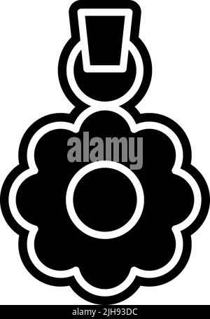 Boucle d'oreille de bijoux . Illustration de Vecteur