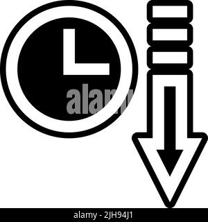 Augmenter et diminuer diminuer . Illustration de Vecteur