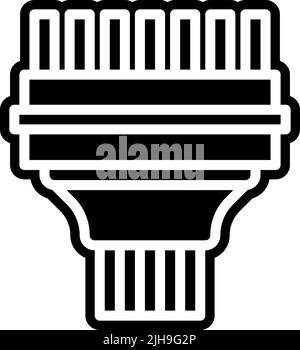 Types de connecteur câble d'alimentation . Illustration de Vecteur