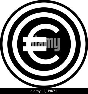 Italie euro . Illustration de Vecteur