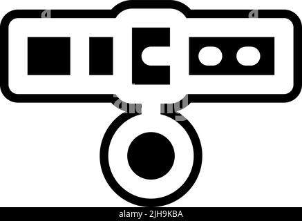 Collier pour animal de compagnie . Illustration de Vecteur