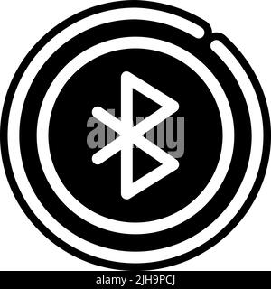 Interface utilisateur bluetooth . Illustration de Vecteur