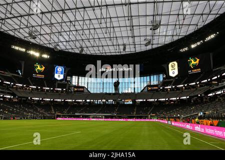 Las Vegas, Nevada, États-Unis. 16th juillet 2022. Vue de l'intérieur des tableaux de bord avant le début du match de football du FC Clash of Nations 2022 avec Chelsea FC vs Club America au stade Allegiant de Las Vegas, Nevada. Christopher Trim/CSM/Alamy Live News Banque D'Images